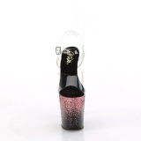 rosa 20 cm FLAMINGO glitter plat� h�ye h�ler dame