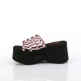 rosa 9 cm DemoniaCult FUNN-13 emo gothic plat� mules