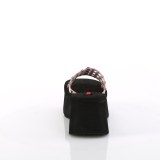 rosa 9 cm DemoniaCult FUNN-13 emo gothic plat� mules