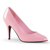 rosa lakk 10 cm VANITY-420 spisse pumps med høye hæler
