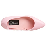rosa lakk 10 cm VANITY-420 spisse pumps med h�ye h�ler