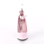 rosa lakkpumps 13 cm SEDUCE-431 Ankel stropp pumps med stiletth�l