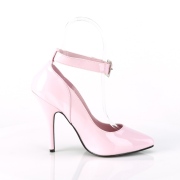 rosa lakkpumps 13 cm SEDUCE-431 Ankel stropp pumps med stiletth�l