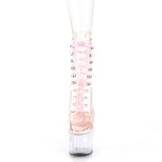 rosa transparent 18 cm ADORE-1020C-2 h�yh�lte ankelst�vletter - pole dance h�ler