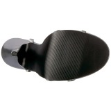 s�lv 15 cm Devious DOMINA-108 dame sandaler med h�l