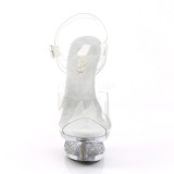 s�lv 16,5 cm ECLIPSE-608GT sandaletter med stiletth�l