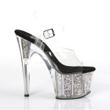 s�lv 18 cm ADORE-708CG glitter plat� h�ye h�ler dame