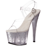 s�lv 18 cm STARDUST-708T plat� h�yh�lte sandaler sko
