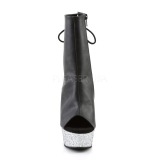 s�lv glitter 15 cm Pleaser DELIGHT-1018LG pole dancing ankelst�vletter