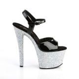 s�lv glitter 18 cm Pleaser SKY-309LG pole dancing sko