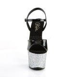 s�lv glitter 18 cm Pleaser SKY-309LG pole dancing sko