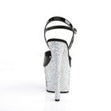 s�lv glitter 18 cm Pleaser SKY-309LG pole dancing sko