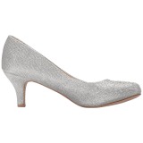 s�lv krystall stein 6,5 cm DORIS-06 h�ye pumps aftensko med h�l