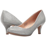 s�lv krystall stein 6,5 cm DORIS-06 h�ye pumps aftensko med h�l