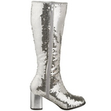 s�lv spangle 8 cm SPECTACUL-300SQ h�ye st�vler dame