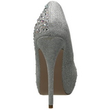 s�lv strass 13 cm DESTINY-06R h�ye platform pumps sko