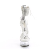 s�lv strass 15 cm DELIGHT-624RS pleaser h�ye h�ler med ankelmansjett