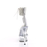 s�lv strass 15 cm DELIGHT-624RS pleaser h�ye h�ler med ankelmansjett