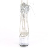 s�lv strass 18 cm ADORE-724RS-02 pleaser h�ye h�ler med ankelmansjett