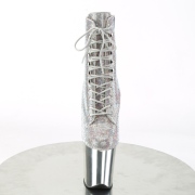 s�lv strass steiner plat�boots 20 cm FLAMINGO-1020CHRS-2 h�yh�lte boots