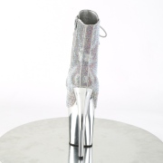 s�lv strass steiner plat�boots 20 cm FLAMINGO-1020CHRS-2 h�yh�lte boots