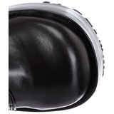 svart 11 cm CONCORD-108 lolita støvler gothic platå tykke såler