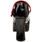 svart 11 cm QUEEN-55 h�ye damesko med h�l