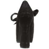 svart 13 cm DEMON-11 lolita gothic plat�sko