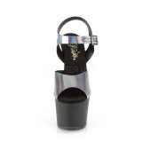 svart 18 cm ADORE-708N-DT hologram plat� h�ye h�ler dame