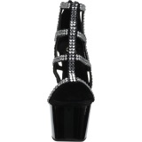 svart 18 cm ADORE-798 høye damesko med hæl