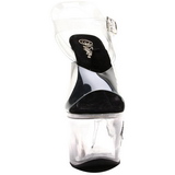 svart 18 cm TIPJAR-708-5 pole dance sko stripper sandaletter