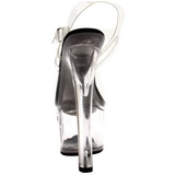 svart 18 cm TIPJAR-708-5 pole dance sko stripper sandaletter
