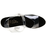 svart 18 cm TIPJAR-708-5 pole dance sko stripper sandaletter