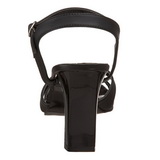 svart 8,5 cm ROMANCE-313 dame sandaletter lavere h�l