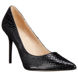 svart l�r 10 cm CLASSIQUE-20SP dame pumps sko stiletth�l