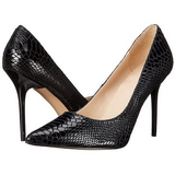 svart l�r 10 cm CLASSIQUE-20SP dame pumps sko stiletth�l