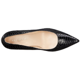 svart l�r 10 cm CLASSIQUE-20SP dame pumps sko stiletth�l