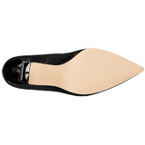 svart l�r 10 cm CLASSIQUE-20SP dame pumps sko stiletth�l