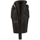 svart l�r 18 cm ADORE-701 plat� h�ye mules