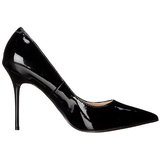svart lakk 10 cm CLASSIQUE-20 h�ye pumps damesko til menn