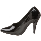 svart lakk 10 cm DREAM-420 kvinner pumps h�ye h�ler