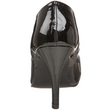 svart lakk 10 cm DREAM-420 kvinner pumps h�ye h�ler