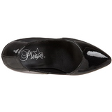 svart lakk 10 cm DREAM-420 kvinner pumps h�ye h�ler