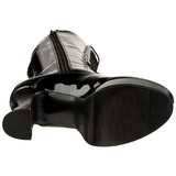 svart lakk 13 cm ELECTRA-2020 h�ye damest�vler til menn