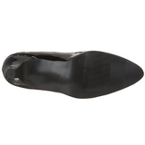 svart lakk 8 cm DIVINE-440 dame pumps med lave h�l