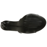 svart lakkl�r 10 cm CLASSIQUE-01 store st�rrelser mules dame