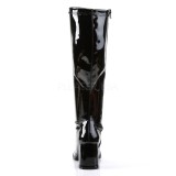svart lakkl�r 7,5 cm GOGO-300WC damest�vler til brede l�gge