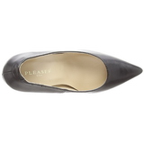 svart matt 10 cm CLASSIQUE-20 h�ye pumps damesko til menn