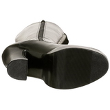 svart matt 13 cm ELECTRA-2020 h�ye damest�vler til menn