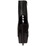 svart matt 15,5 cm DELIGHT-1016 plat� ankelst�vletter �pen t�